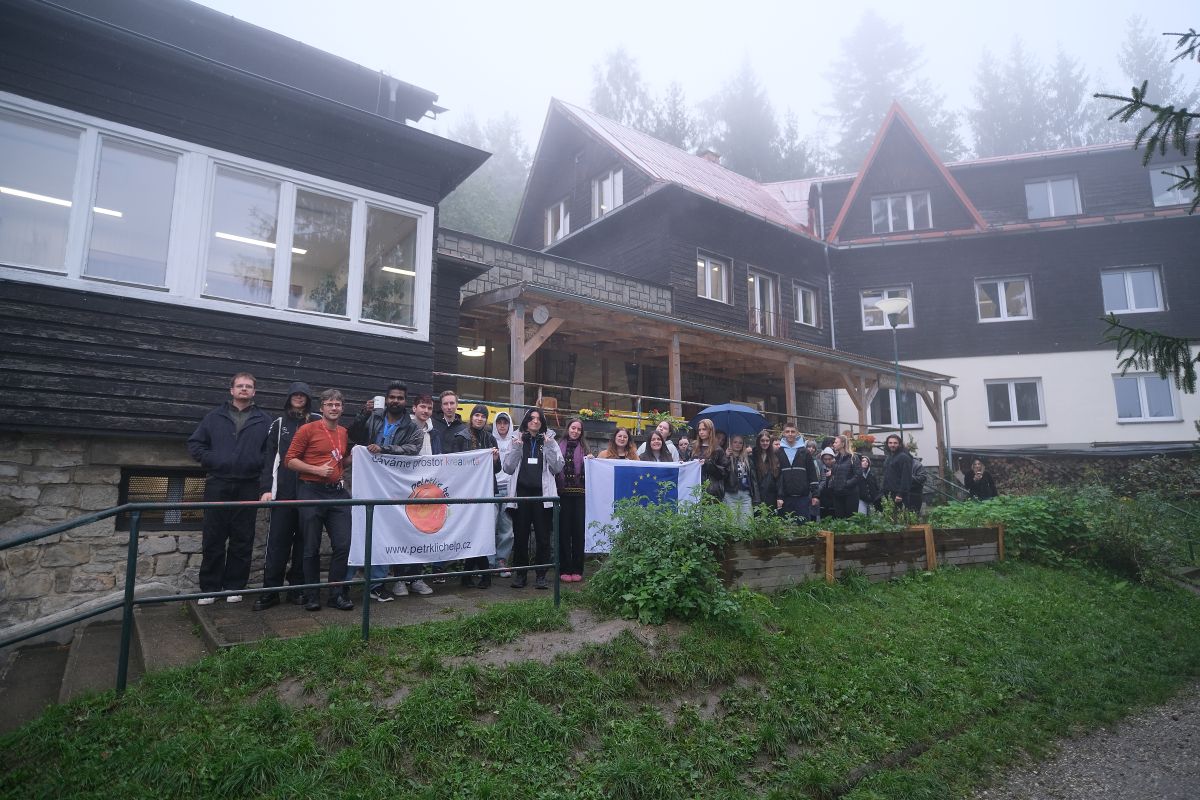 Praca w grupie podczas wymiany IEST w Czechach